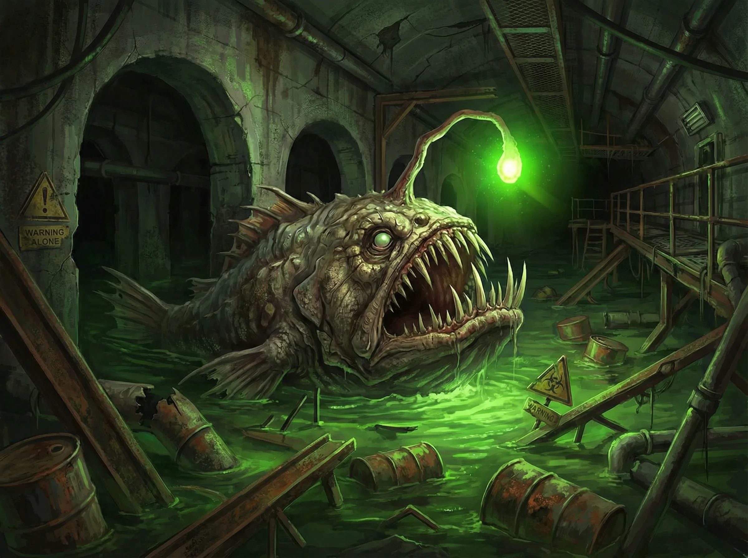 深渊灯笼鱼 - 冰球突破 水下变异生物